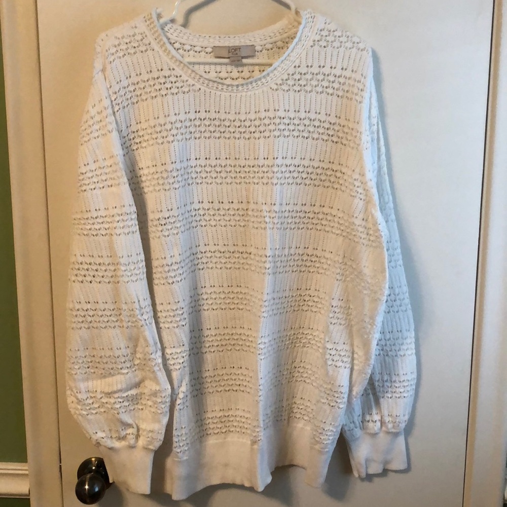 Open knit LOFT sweater